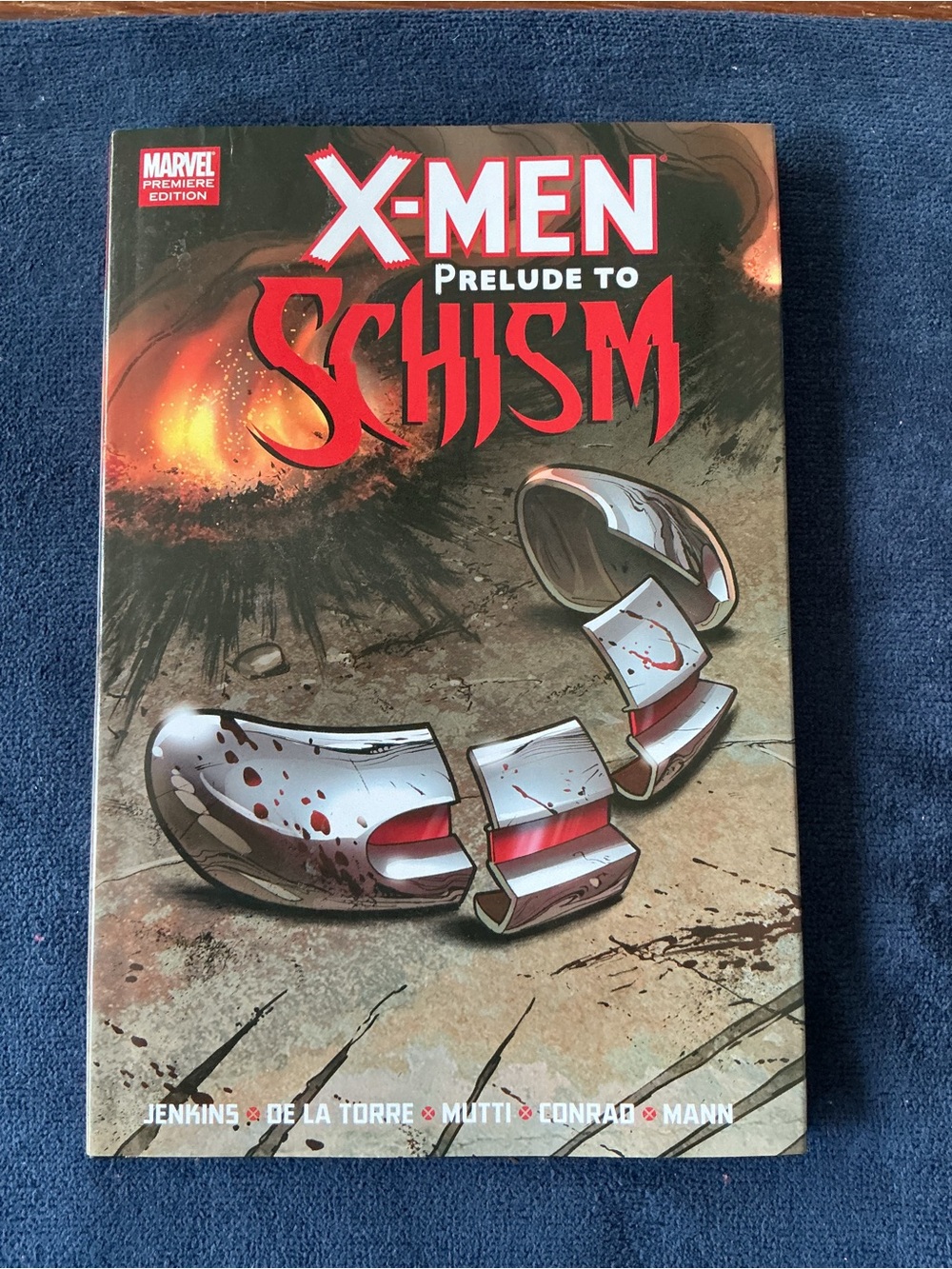 Marvel X-Men Prelude to Schism Graphic Novel - Red and Brown Cover